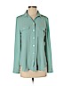 Ann Taylor LOFT 100% Polyester Blue Long Sleeve Blouse Size S - photo 1