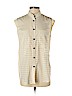 Corey Lynn Calter 100% Polyester Ivory Short Sleeve Blouse Size S - photo 1