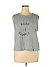 Banana Republic 100% Cotton Gray Sleeveless T-Shirt Size XL - photo 1