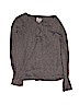 Old Navy Solid Gray Long Sleeve Henley Size 8 - photo 1