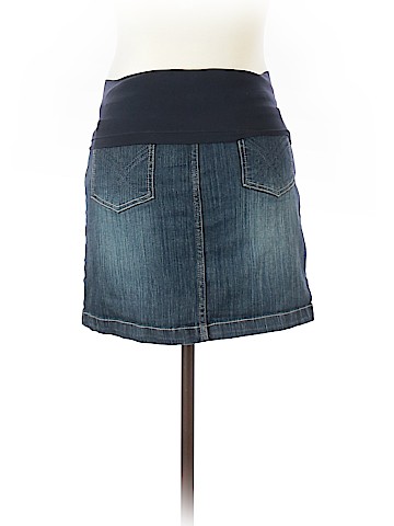 Motherhood Denim Skirt (view 2)