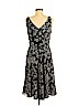 Ann Taylor LOFT 100% Silk Black Cocktail Dress Size 8 - photo 2
