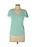 Ann Taylor LOFT 100% Cotton Blue Short Sleeve T-Shirt Size M (petite) - photo 1