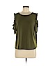 Worthington 100% Rayon Green Short Sleeve Top Size M (petite) - photo 1