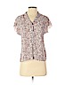 Banana Republic 100% Polyester Pink Short Sleeve Blouse Size XXS (petite) - photo 1