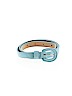 Talbots 100% Leather Solid Blue Leather Belt Size M - photo 1