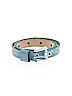 Talbots 100% Leather Solid Blue Leather Belt Size L - photo 1