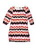 My Michelle 100% Polyester Chevron-herringbone Pink Dress Size 14 - photo 1