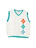 The Children's Place 100% Cotton White Sweater Vest 9-12 MO / 12 MO - photo 1