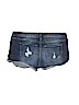 Express Blue Denim Shorts Size 8 - photo 2