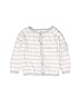 Angel Dear 100% Cotton Stripes Blue Cardigan Size 6-12 mo - photo 1