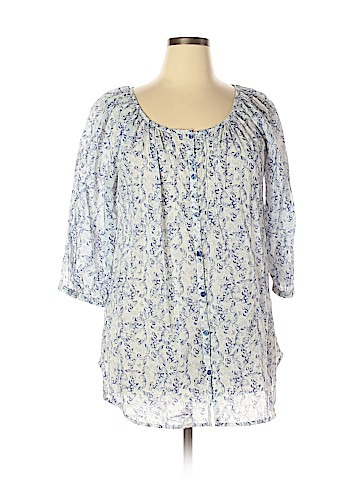 F&F Clothing 3/4 Sleeve Blouse (view 1)