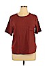 Urban Episode Red Short Sleeve Blouse Size XL - photo 1