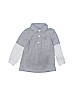 Carter's Gray Long Sleeve Polo Size 2T - photo 1
