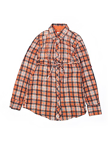 Justice Long Sleeve Button-Down Shirt (view 1)