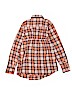 Justice Orange Long Sleeve Button-Down Shirt Size 12 - photo 2