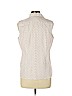 Lands' End 100% Cotton White Sleeveless Button-Down Shirt Size 12 (petite) - photo 2