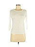 J Brand White 3/4 Sleeve T-Shirt Size M - photo 1