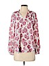 Ann Taylor 100% Polyester White Long Sleeve Blouse Size XS - photo 1