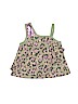 Justice Animal Print Green Sleeveless Top Size 6 - photo 1