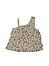 Justice Animal Print Green Sleeveless Top Size 6 - photo 2