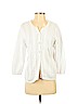 Eddie Bauer 100% Cotton White Cardigan Size M - photo 1