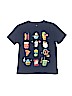 Gap Kids 100% Cotton Graphic Blue Short Sleeve T-Shirt Size 8 - photo 1