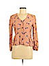 One Clothing 100% Rayon Orange Long Sleeve Blouse Size M - photo 1