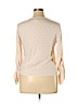 Carmen Carmen Marc Valvo 100% Viscose Tan Long Sleeve Blouse Size XL - photo 2