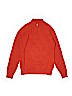 The Children's Place 100% Cotton Solid Orange Pullover Sweater Size 10 - 12 - photo 1