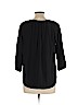 Uniqlo Black 3/4 Sleeve Blouse Size M - photo 2
