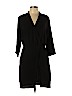NSR 100% Polyester Black Casual Dress Size L (petite) - photo 1