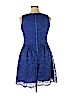 Danny And Nicole 100% Polyester Blue Casual Dress Size 14 - photo 2