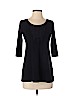 Eileen Fisher Black 3/4 Sleeve Top Size P (petite) - photo 1
