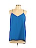Express 100% Polyester Blue Tank Top Size L - photo 1
