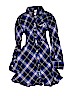 Justice Plaid Blue Dress Size 6 - photo 1
