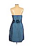 Ann Taylor 100% Silk Blue Cocktail Dress Size 14 - photo 2