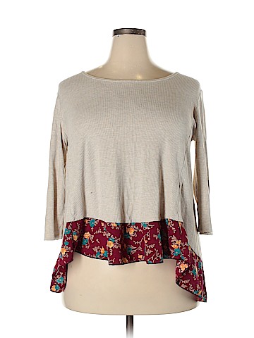 Oddi 3/4 Sleeve Top (view 1)