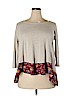 Oddi Ivory 3/4 Sleeve Top Size 2X - photo 1