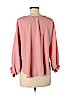Halogen 100% Polyester Pink Long Sleeve Blouse Size M - photo 2