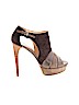 Elie Tahari Brown Heels Size EU 37 1/2 - photo 1