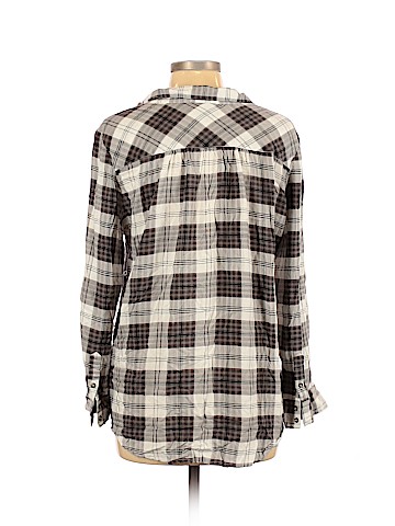 Motherhood Long Sleeve Button-Down Shirt (view 2)