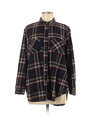 BDG Long Sleeve Button-Down Shirt (view 1)