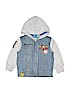 Disney Solid Blue Denim Jacket Size 2 - photo 1
