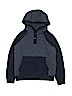 Gymboree 100% Cotton Solid Blue Pullover Hoodie Size 10 - 12 - photo 2