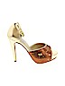 Touch Ups Gold Heels Size 8 1/2 - photo 1