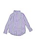 Ralph Lauren 100% Cotton Stripes Purple Long Sleeve Button-Down Shirt Size 6 - photo 1