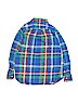 Ralph Lauren 100% Cotton Plaid Blue Long Sleeve Button-Down Shirt Size 7 - photo 2