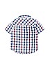 Old Navy Checkered-gingham Blue Short Sleeve Button-Down Shirt Size 12-18 mo - photo 2