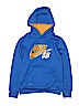 Nike 100% Polyester Blue Pullover Hoodie Size 12 - 13 - photo 1